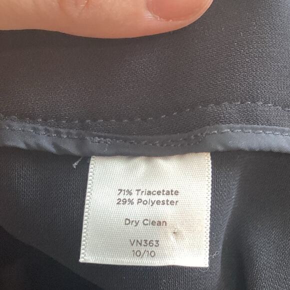 Talbots Womens Signature Wide Leg Pants Size 10 Petites 10P Black Work Career - Picture 5 of 10